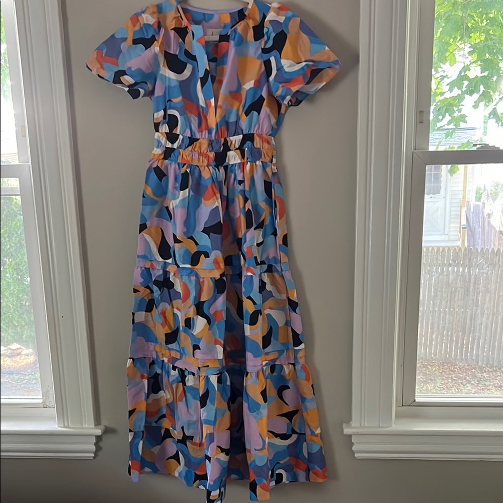 Anthropologie Print Somerset Maxi Dress XS